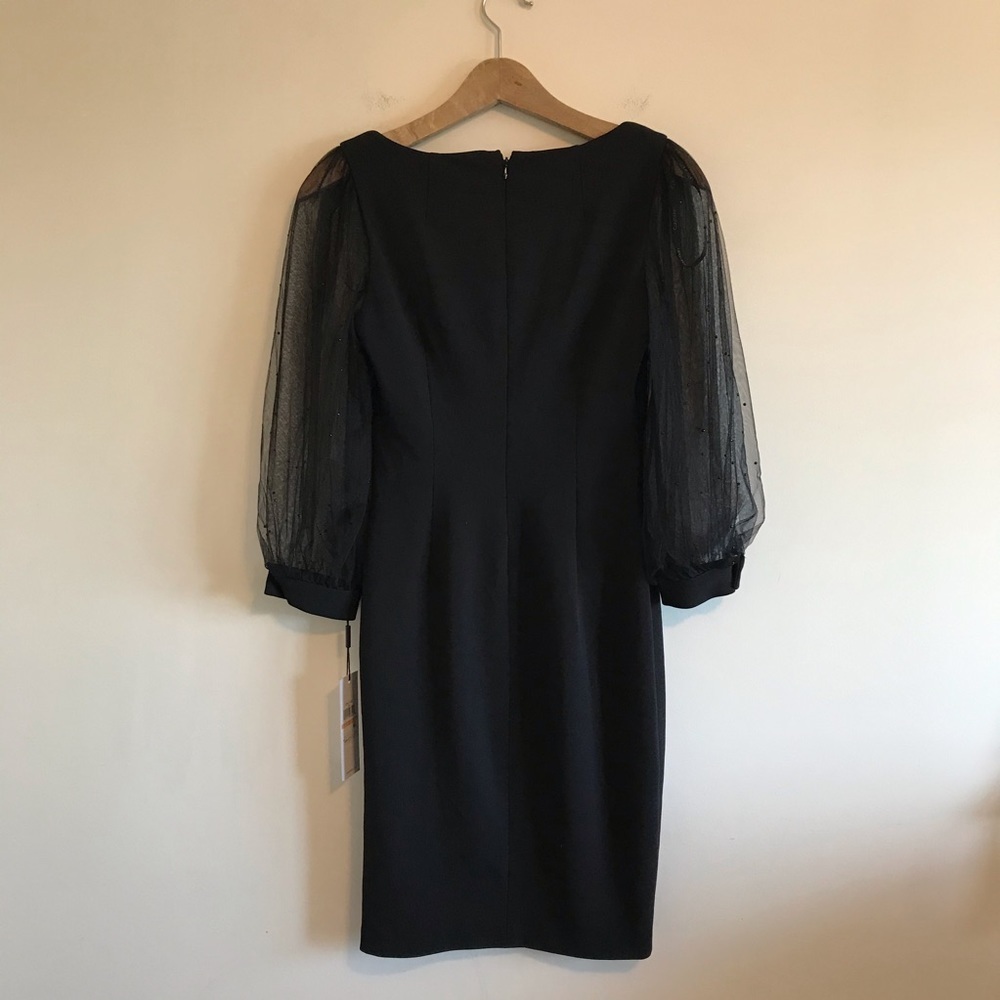 NWT Calvin Klein Illusion Sleeve Gem Mini Dress - Picture 8 of 8